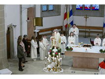 Feier der 1. Heiligen Kommunion in Sankt Crescentius (Foto: Karl-Franz Thiede)